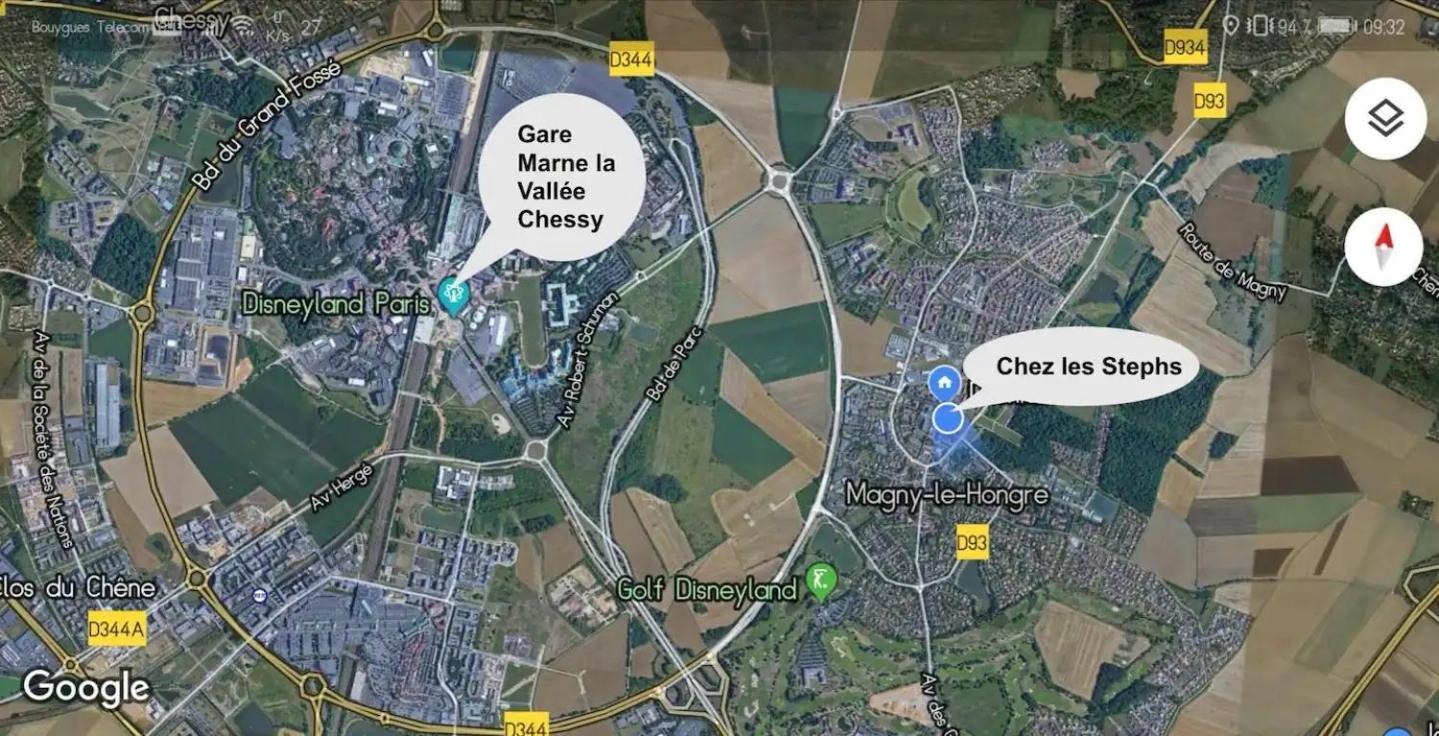 Chez Les Stephs Lägenhet Magny-le-Hongre Exteriör bild