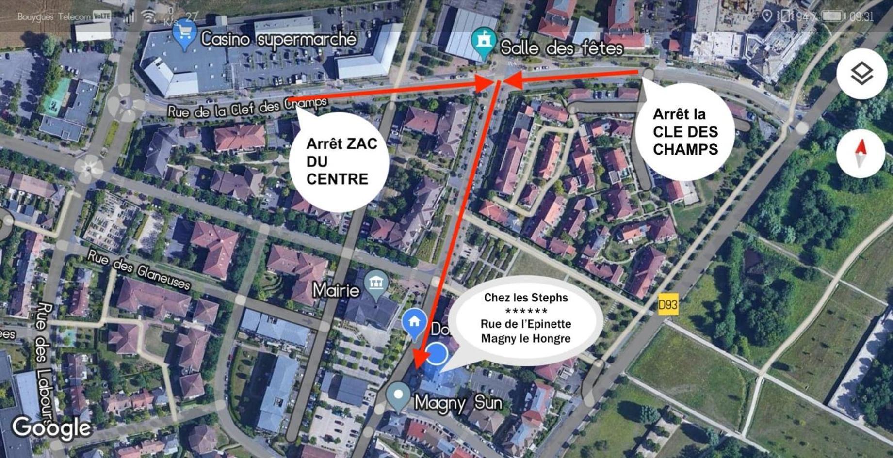 Chez Les Stephs Lägenhet Magny-le-Hongre Exteriör bild